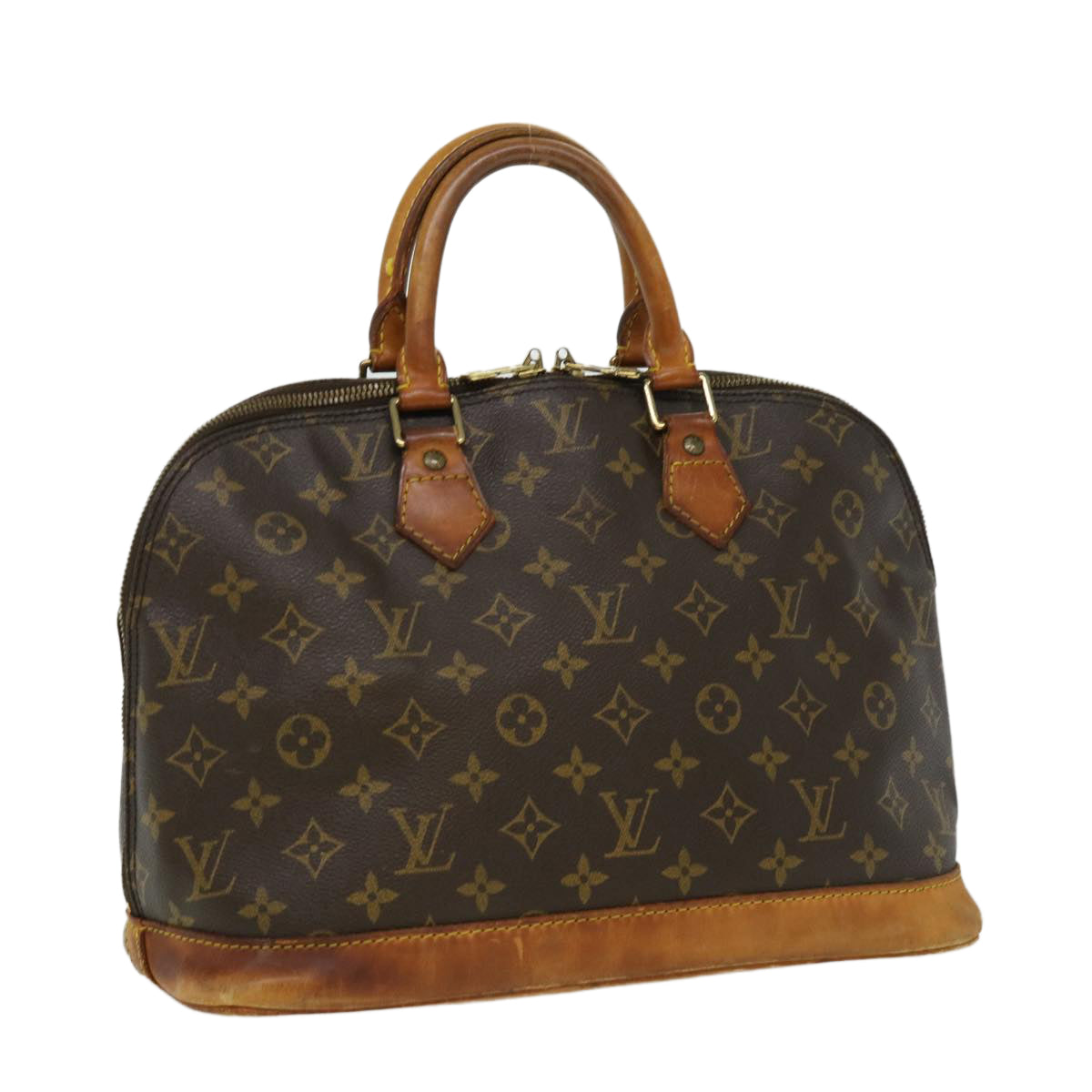 LOUIS VUITTON Monogram Alma Hand Bag M51130 LV Auth rh261