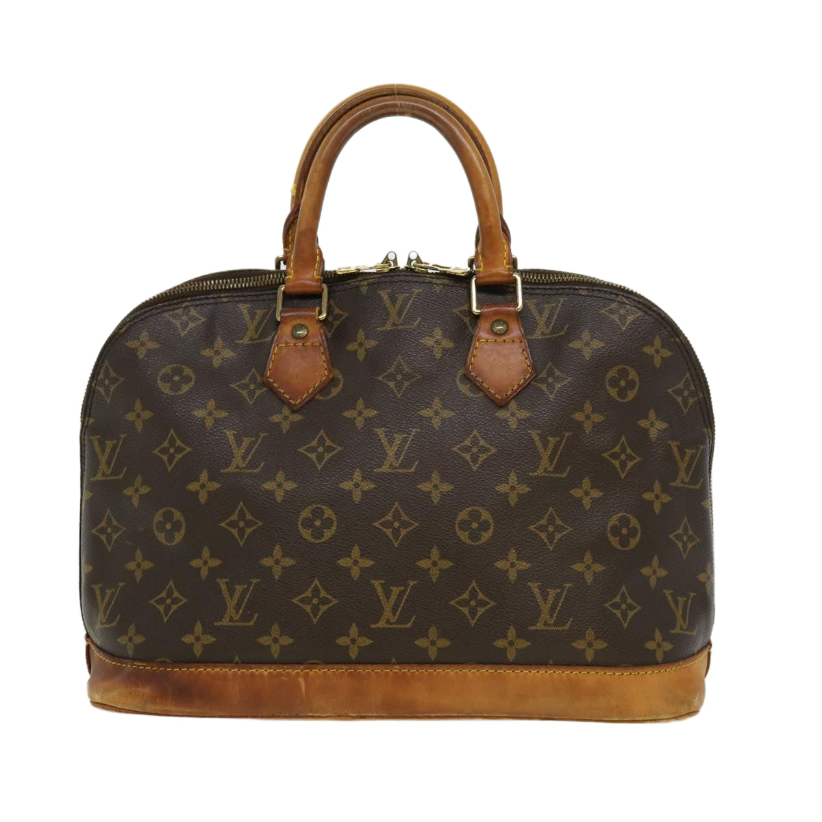 LOUIS VUITTON Monogram Alma Hand Bag M51130 LV Auth rh261