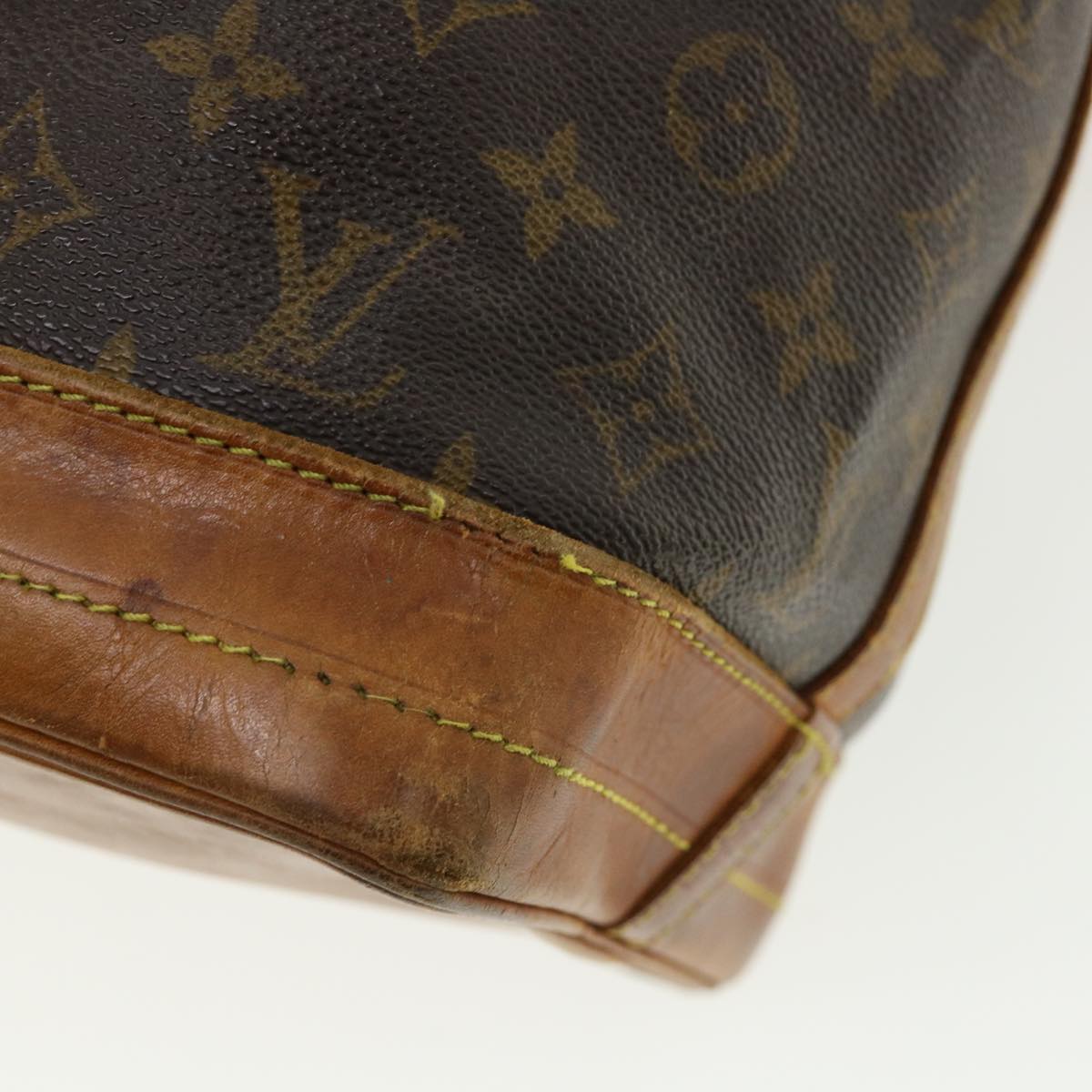 LOUIS VUITTON Monogram Noe Shoulder Bag M42224 LV Auth rh262