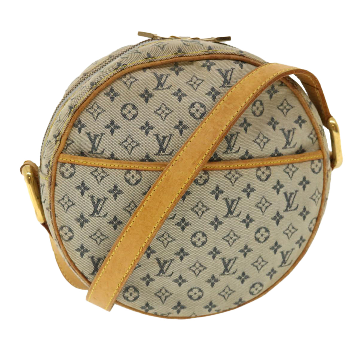 LOUIS VUITTON Monogram Mini Jeanne GM Shoulder Bag Blue M92000 LV Auth rh269