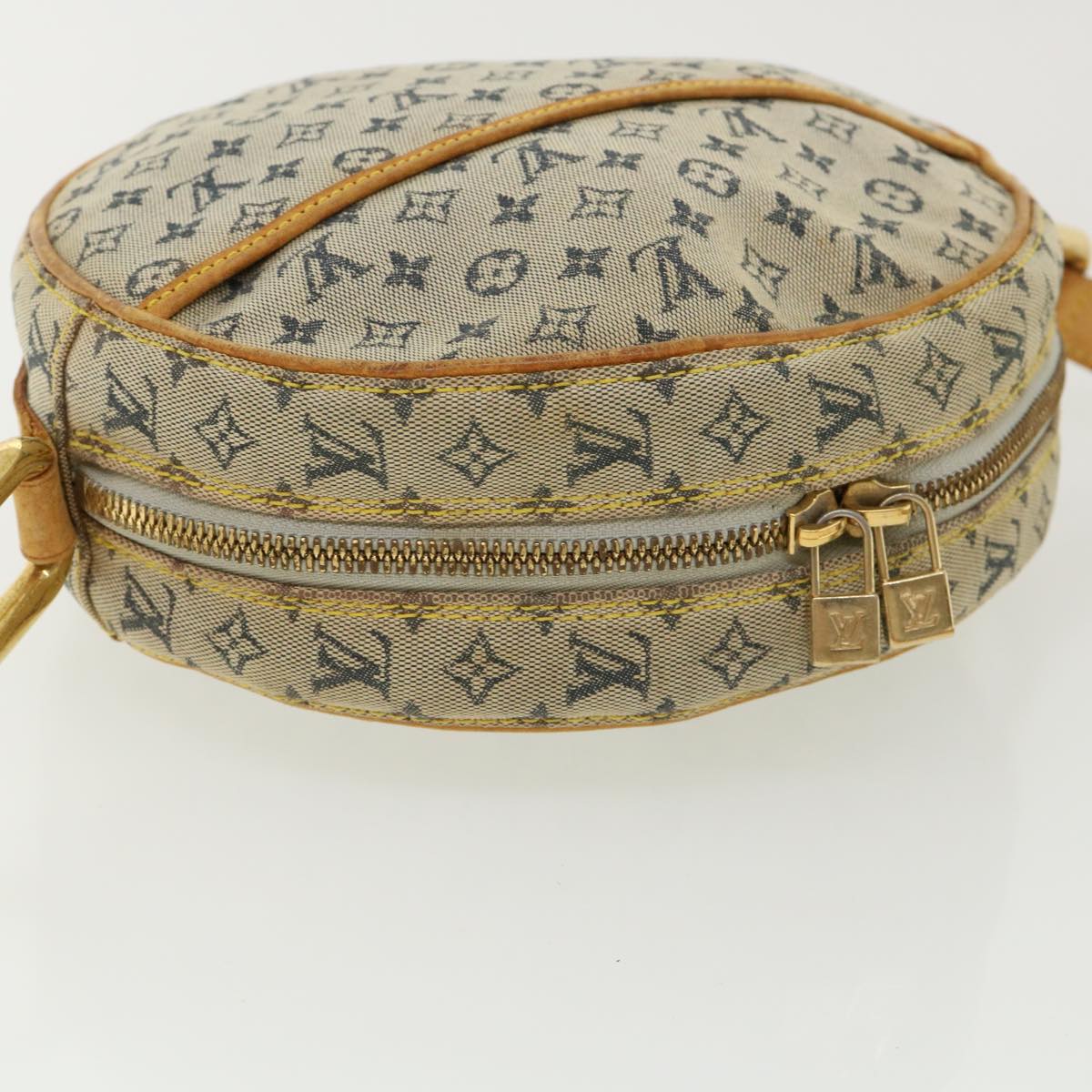 LOUIS VUITTON Monogram Mini Jeanne GM Shoulder Bag Blue M92000 LV Auth rh269