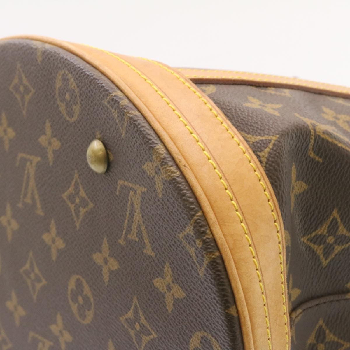 LOUIS VUITTON Monogram Bucket GM Shoulder Bag M42236 LV Auth ro009