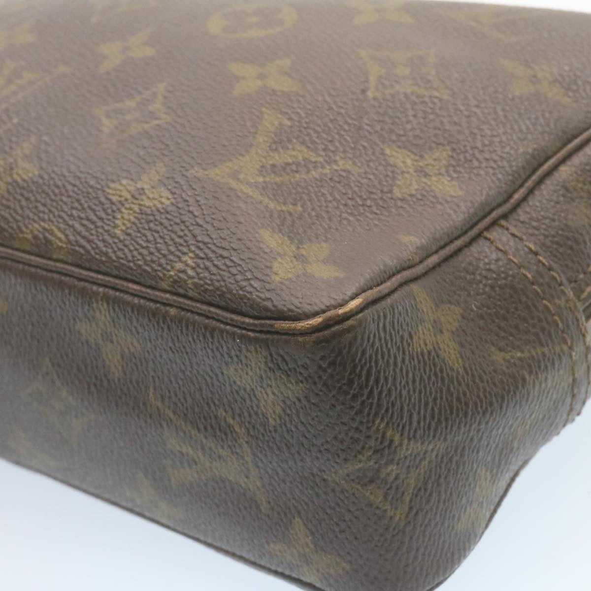 LOUIS VUITTON Monogram Trousse Toilette 23 Clutch Bag M47524 LV Auth ro243