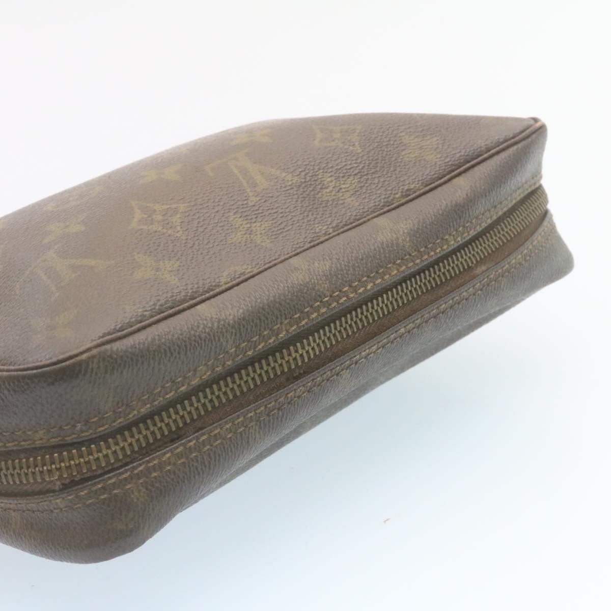 LOUIS VUITTON Monogram Trousse Toilette 23 Clutch Bag M47524 LV Auth ro243