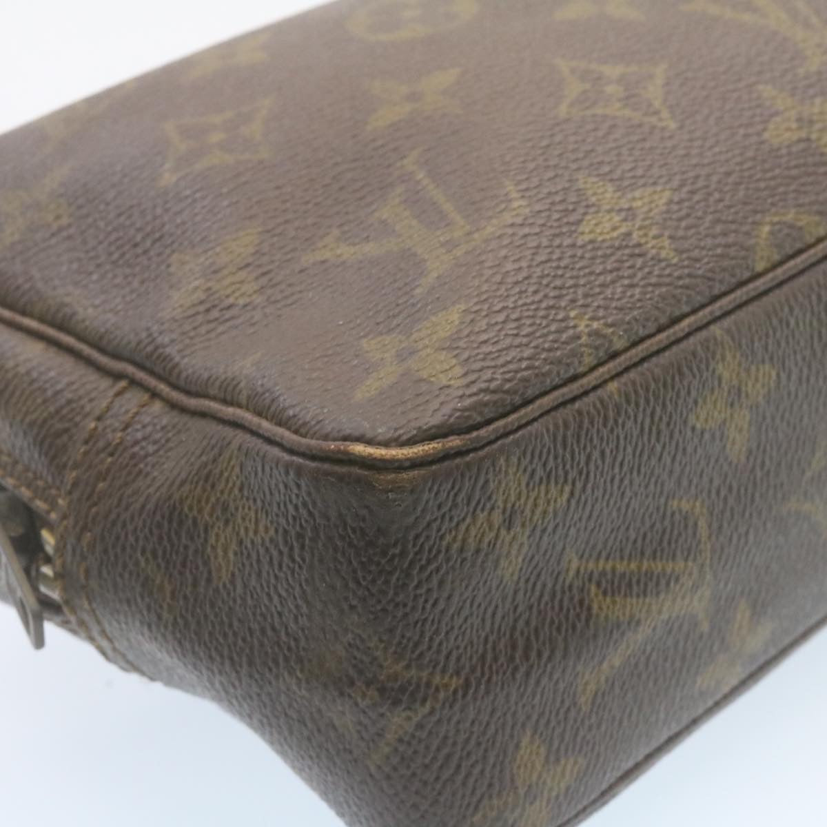 LOUIS VUITTON Monogram Trousse Toilette 23 Clutch Bag M47524 LV Auth ro243