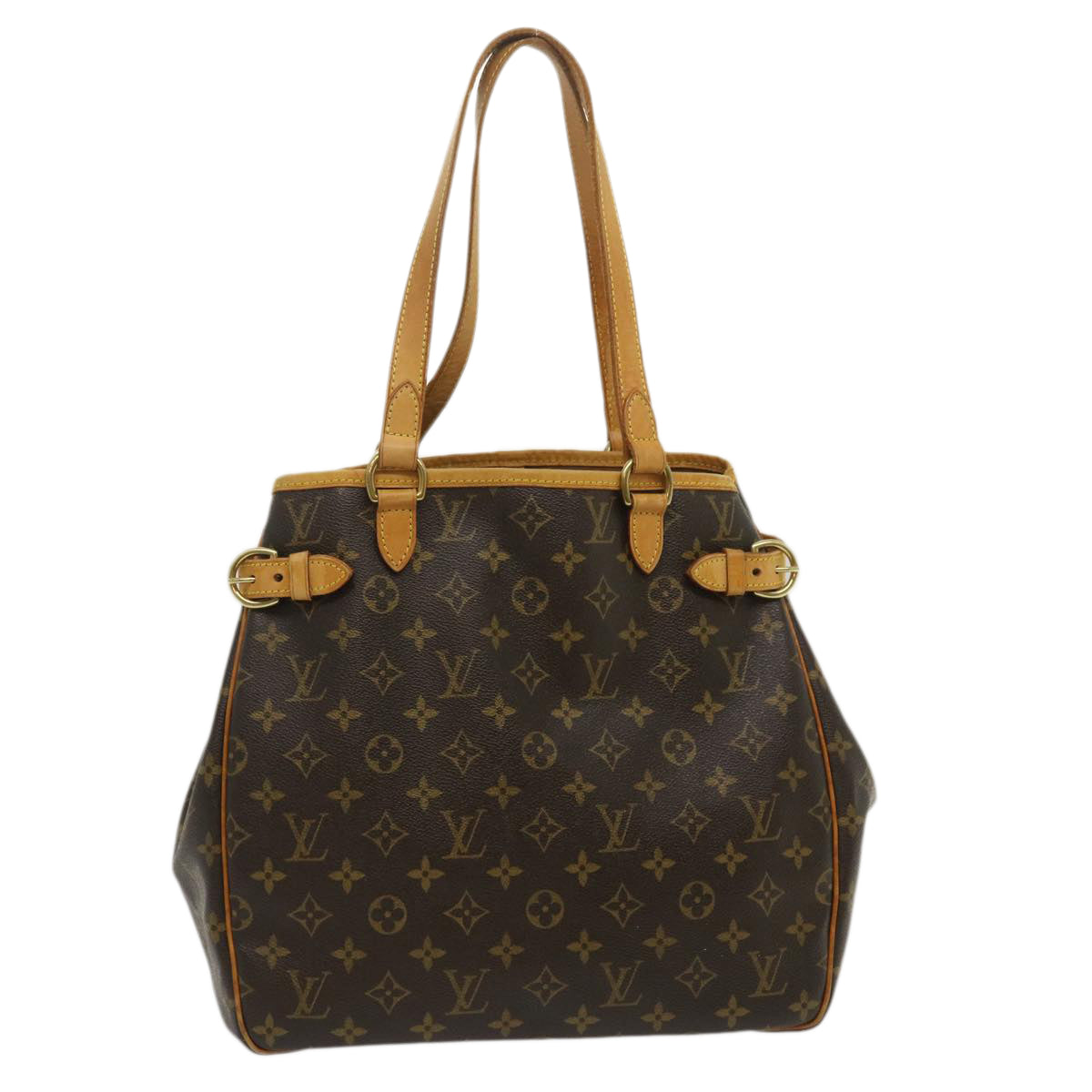 LOUIS VUITTON Monogram Batignolles Vertical Tote Bag M51153 LV Auth ro274