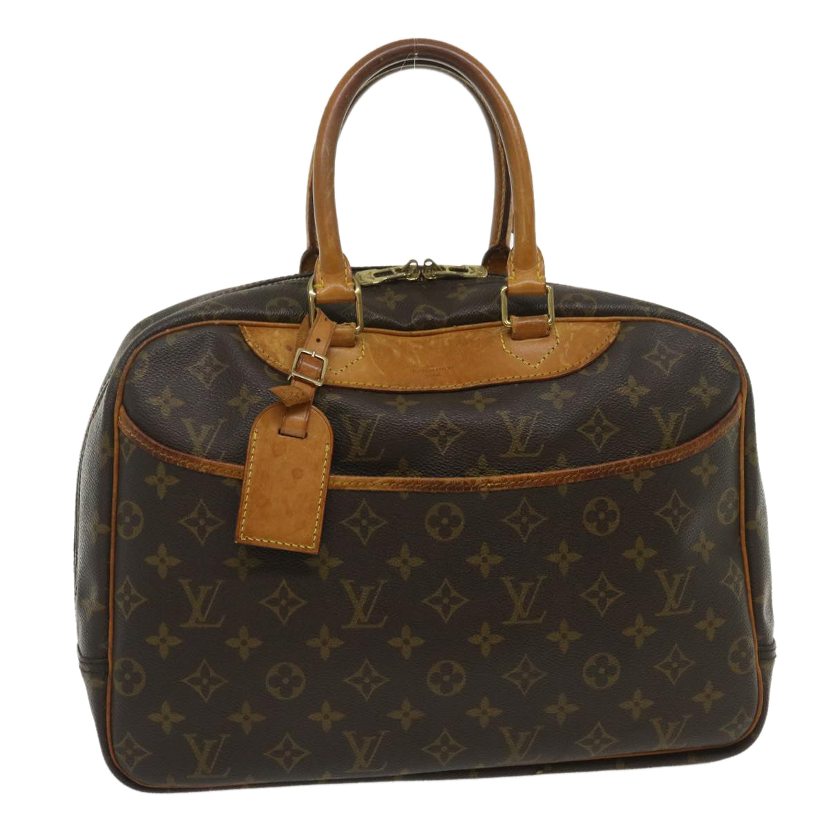 LOUIS VUITTON Monogram Deauville Hand Bag M47270 LV Auth ro276