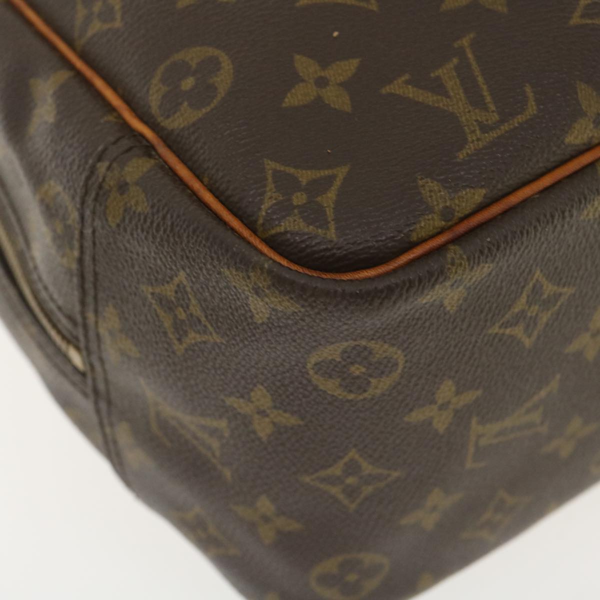 LOUIS VUITTON Monogram Deauville Hand Bag M47270 LV Auth ro276