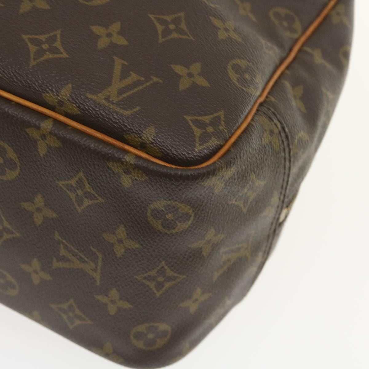 LOUIS VUITTON Monogram Deauville Hand Bag M47270 LV Auth ro276