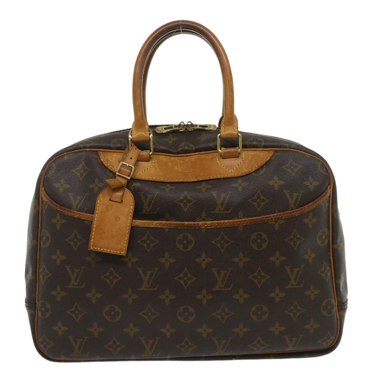 LOUIS VUITTON Monogram Deauville Hand Bag M47270 LV Auth ro276