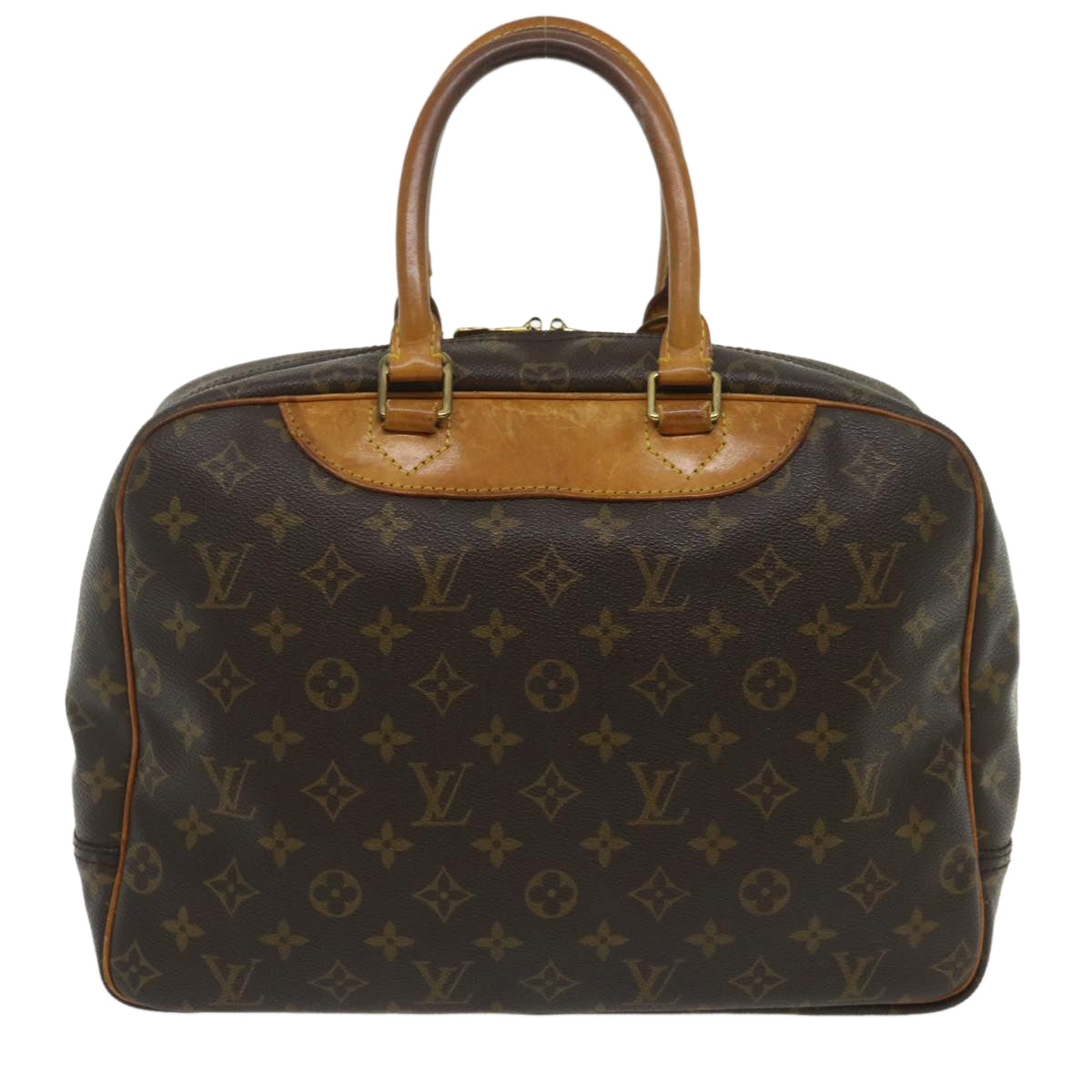 LOUIS VUITTON Monogram Deauville Hand Bag M47270 LV Auth ro276