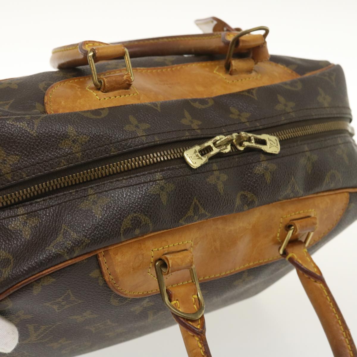 LOUIS VUITTON Monogram Deauville Hand Bag M47270 LV Auth ro276