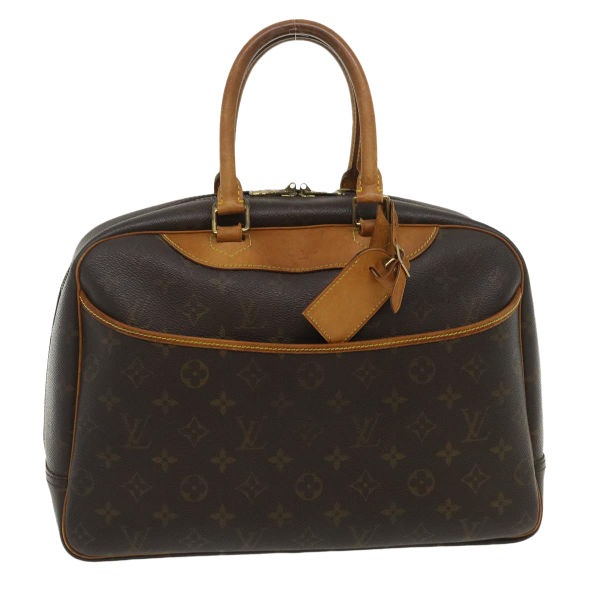 LOUIS VUITTON Monogram Deauville Hand Bag M47270 LV Auth ro279