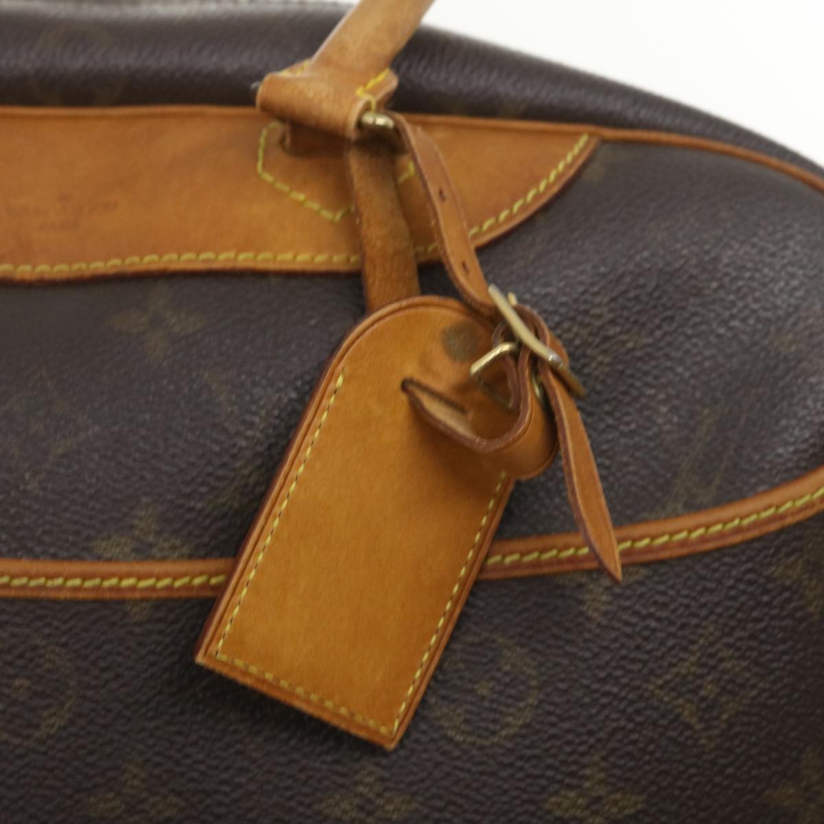 LOUIS VUITTON Monogram Deauville Hand Bag M47270 LV Auth ro279