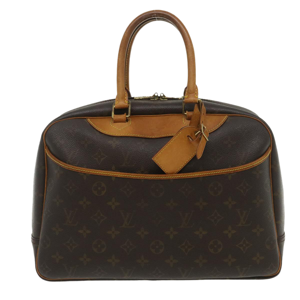 LOUIS VUITTON Monogram Deauville Hand Bag M47270 LV Auth ro279