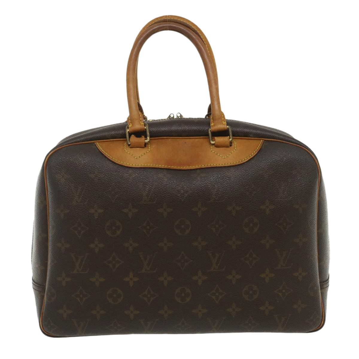 LOUIS VUITTON Monogram Deauville Hand Bag M47270 LV Auth ro279