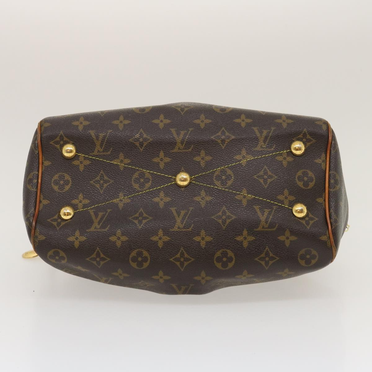 LOUIS VUITTON Monogram Tivori PM Hand Bag M40143 LV Auth ro313