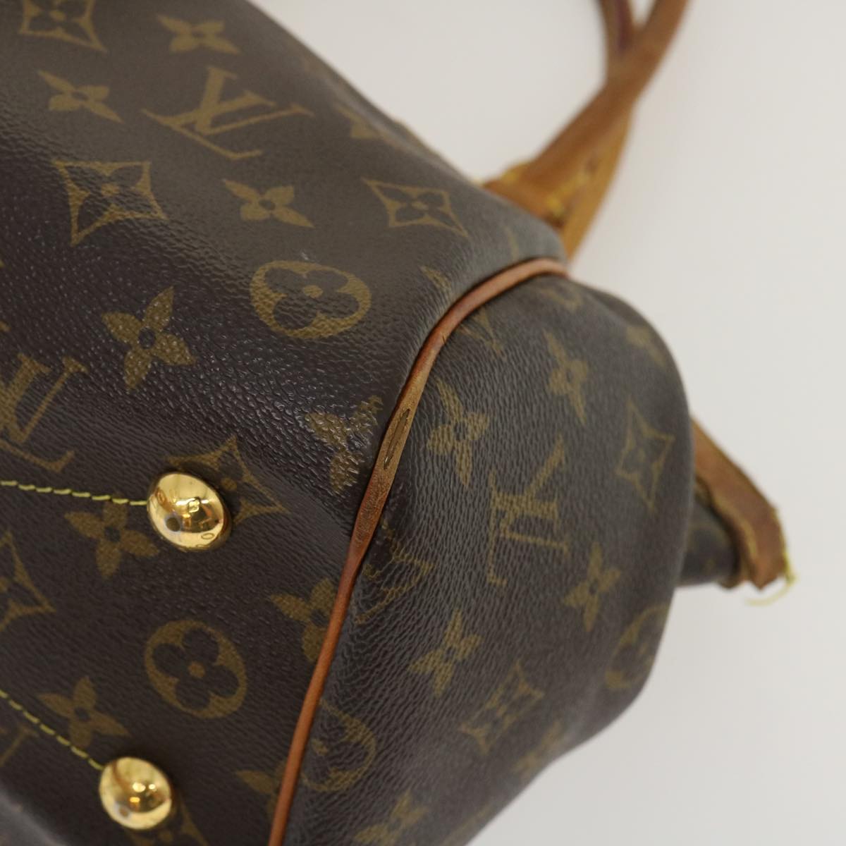 LOUIS VUITTON Monogram Tivori PM Hand Bag M40143 LV Auth ro313