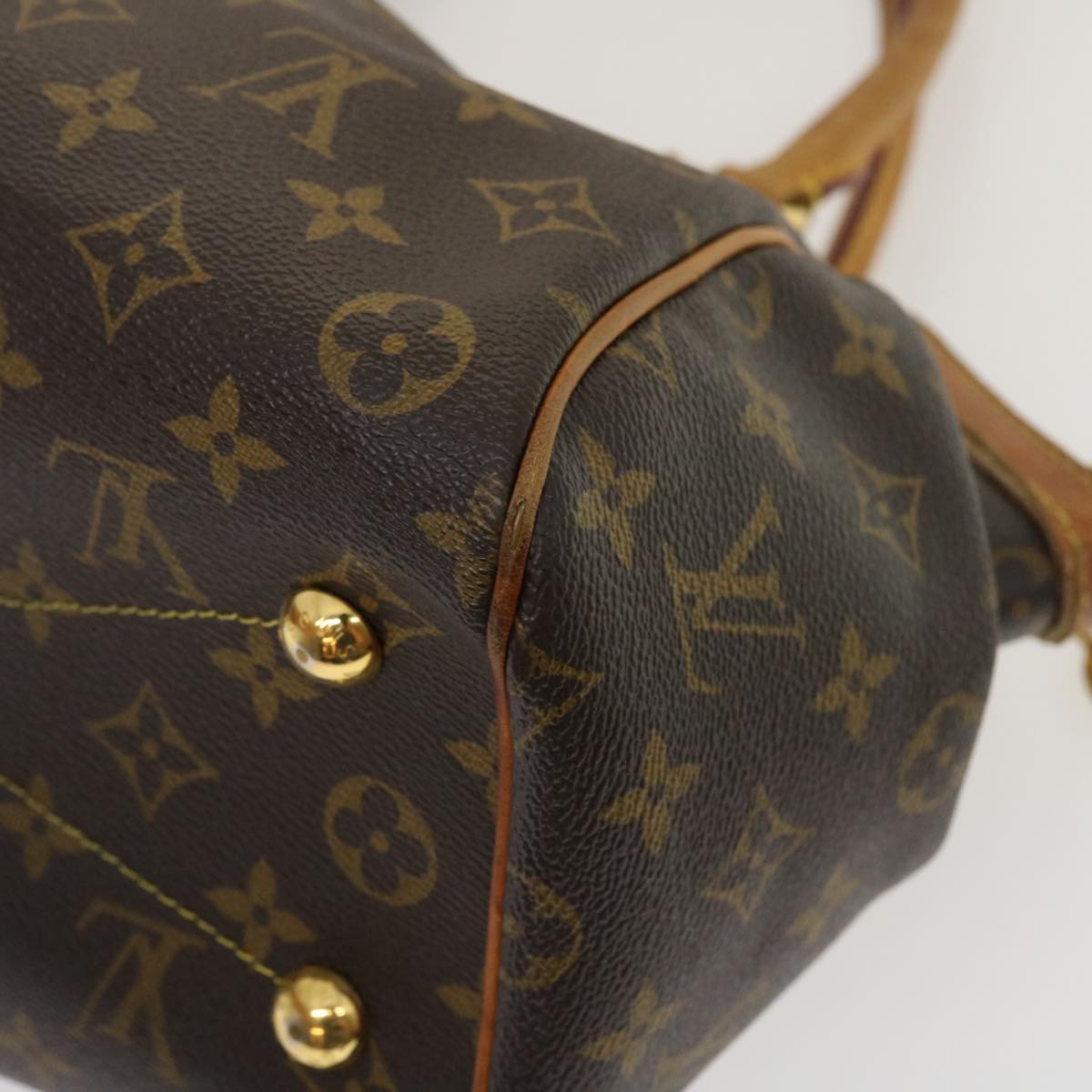 LOUIS VUITTON Monogram Tivori PM Hand Bag M40143 LV Auth ro313