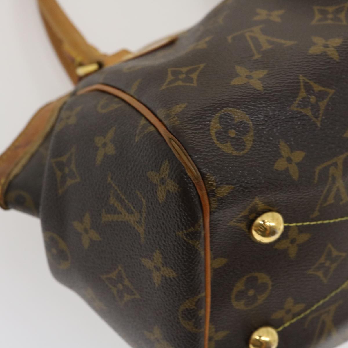 LOUIS VUITTON Monogram Tivori PM Hand Bag M40143 LV Auth ro313