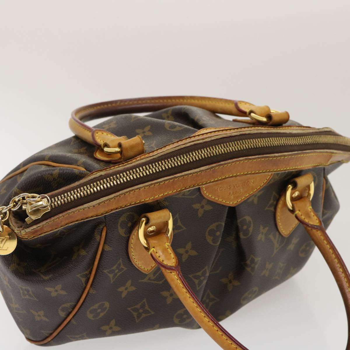 LOUIS VUITTON Monogram Tivori PM Hand Bag M40143 LV Auth ro313