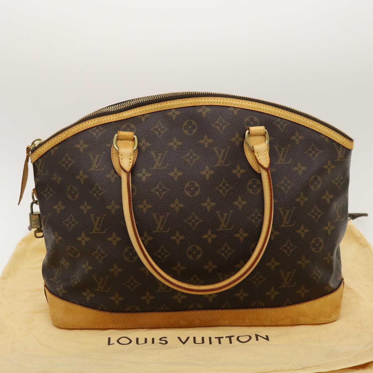LOUIS VUITTON Monogram Lockit Horizontal Hand Bag M40104 LV Auth ro317