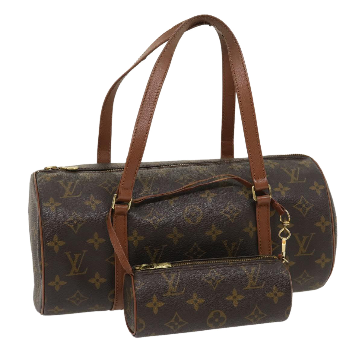 LOUIS VUITTON Monogram Papillon 30 Hand Bag Vintage M51365 LV Auth ro349