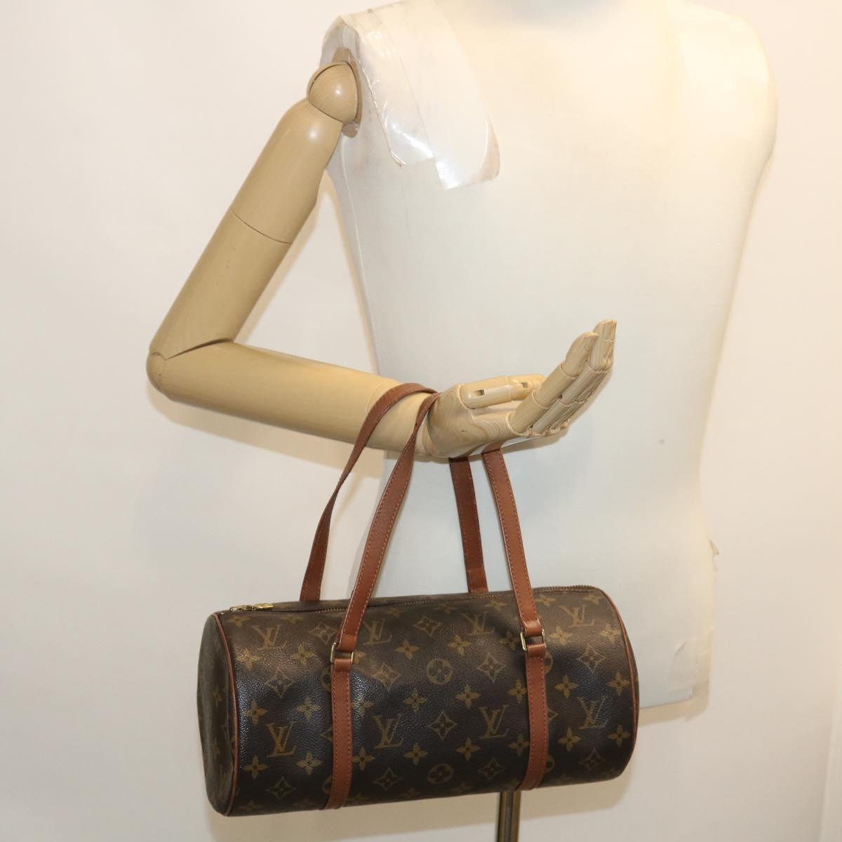 LOUIS VUITTON Monogram Papillon 30 Hand Bag Vintage M51365 LV Auth ro349