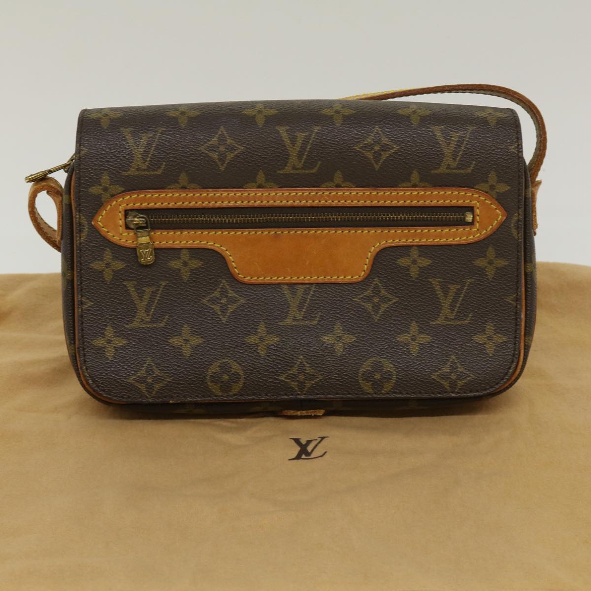 LOUIS VUITTON Monogram Saint Germain Shoulder Bag M51210 LV Auth ro360