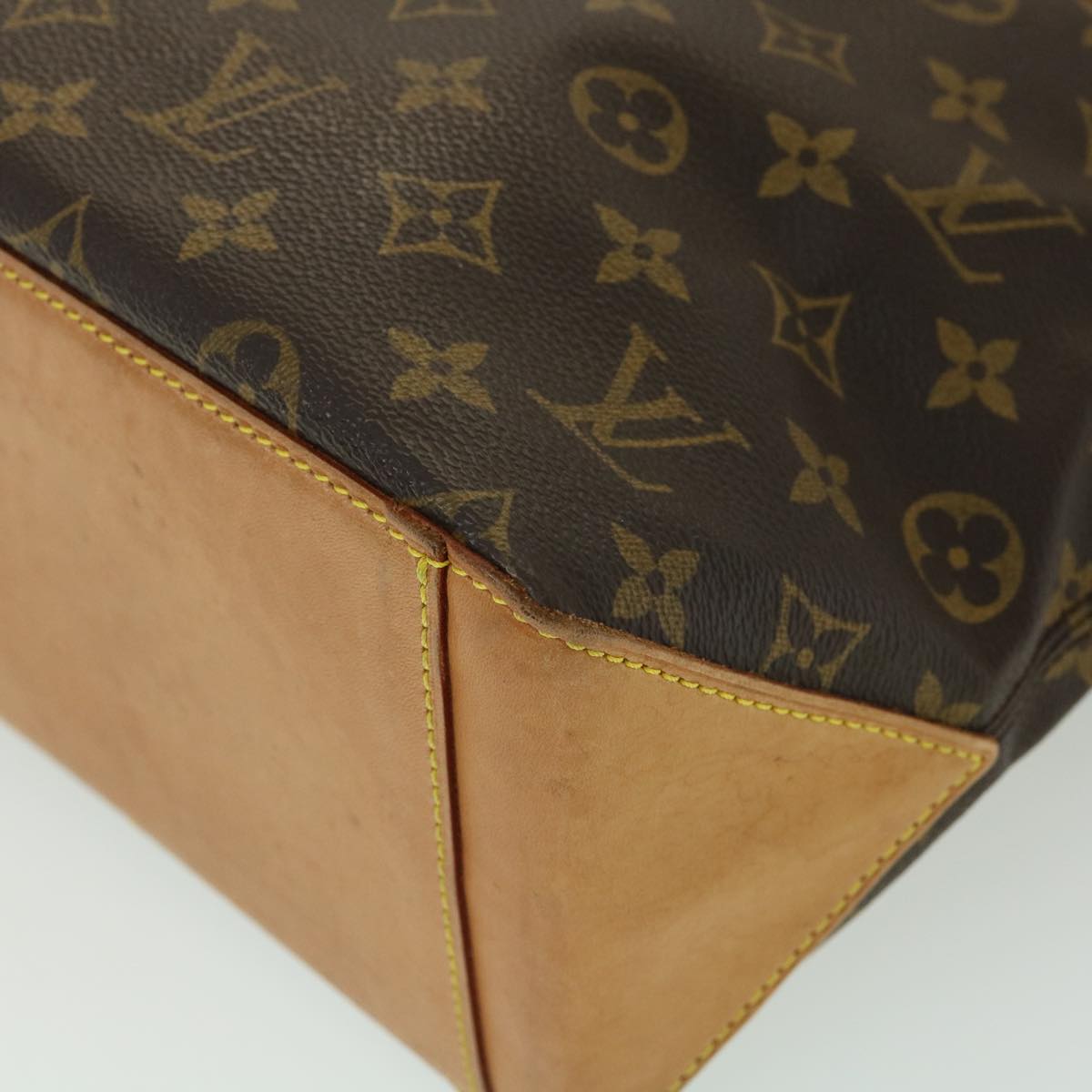 LOUIS VUITTON Monogram Cabas Piano Tote Bag M51148 LV Auth ro383