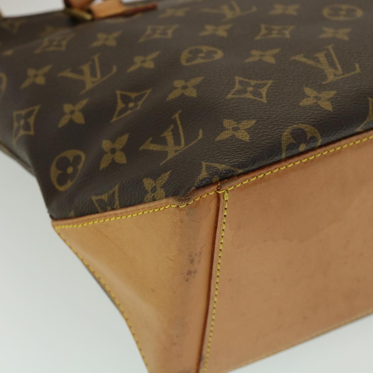 LOUIS VUITTON Monogram Cabas Piano Tote Bag M51148 LV Auth ro383