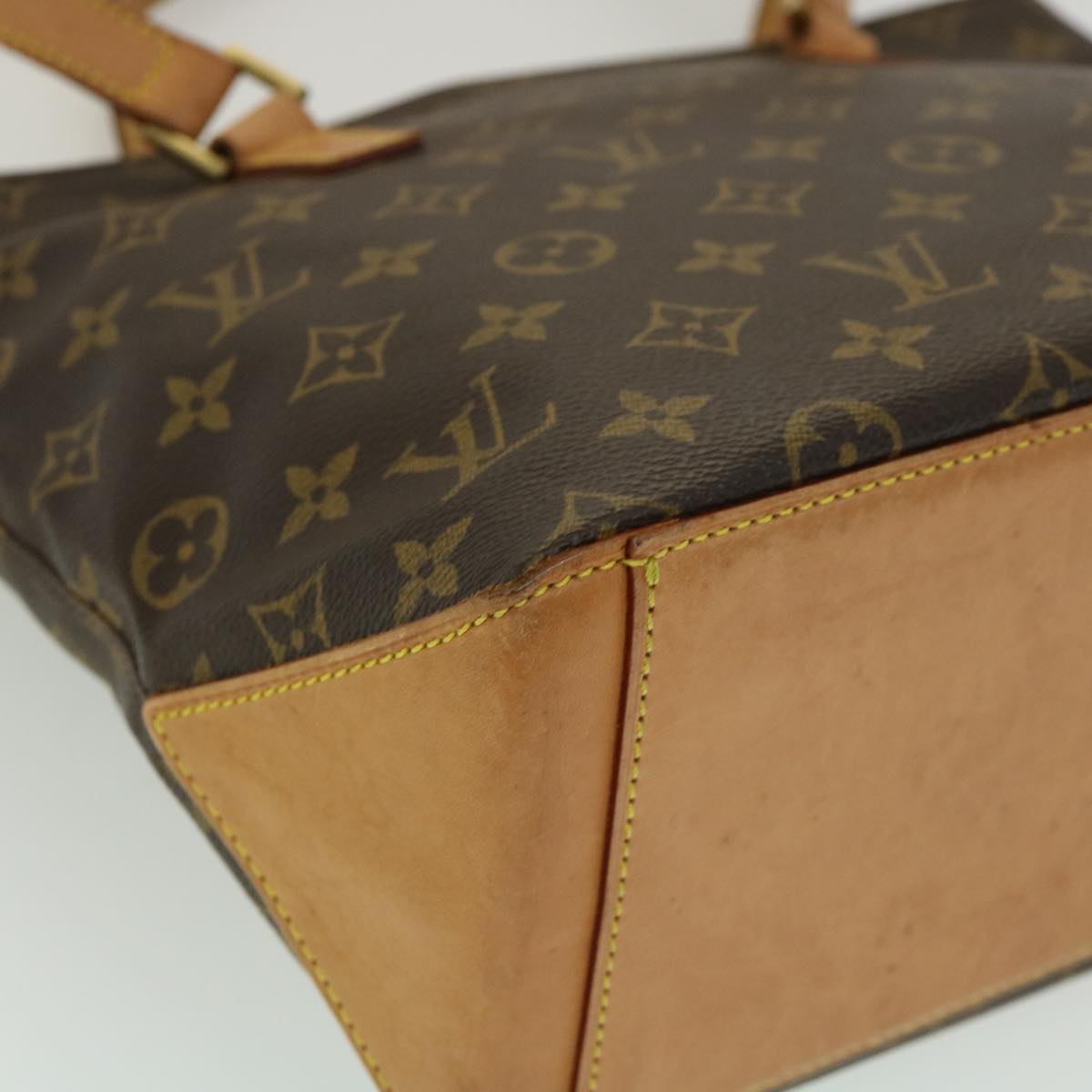 LOUIS VUITTON Monogram Cabas Piano Tote Bag M51148 LV Auth ro383