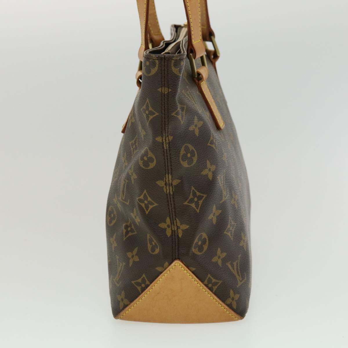 LOUIS VUITTON Monogram Cabas Piano Tote Bag M51148 LV Auth ro383