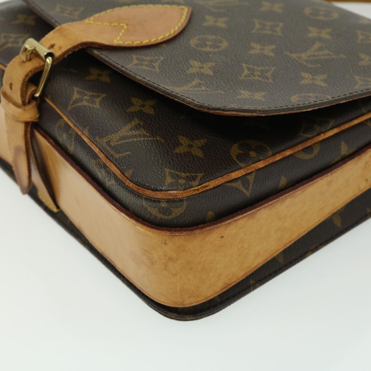 LOUIS VUITTON Monogram Cartouchiere GM Shoulder Bag Vintage M51252 LV Auth ro390