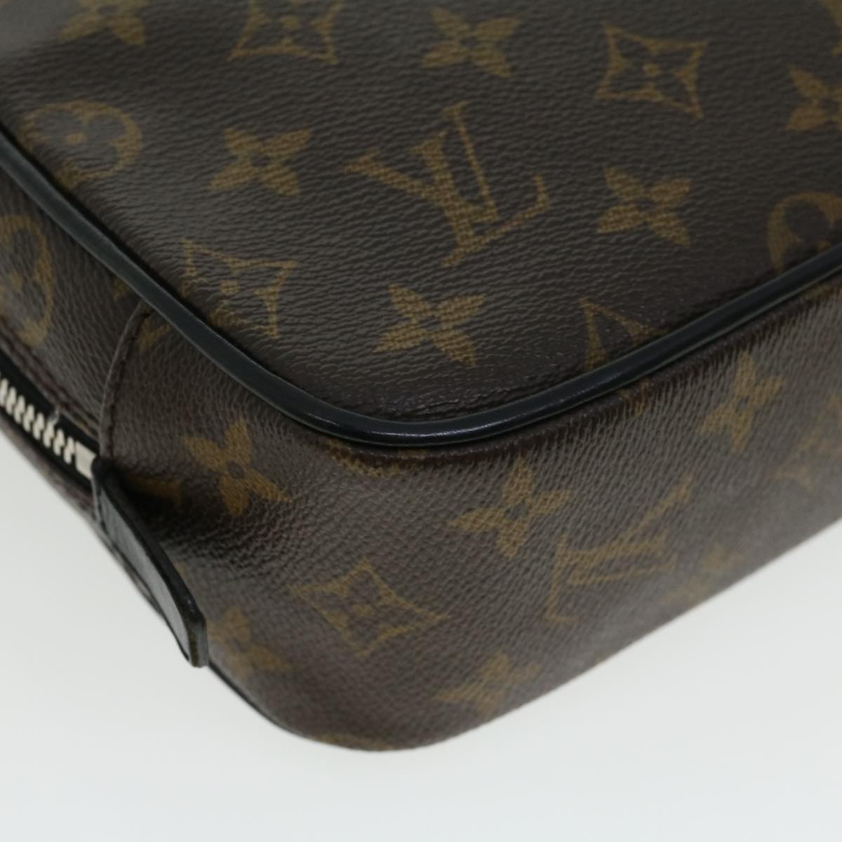 LOUIS VUITTON Monogram MacassarTrousse and CrackingGM CosmeticPouch M47506 ro396