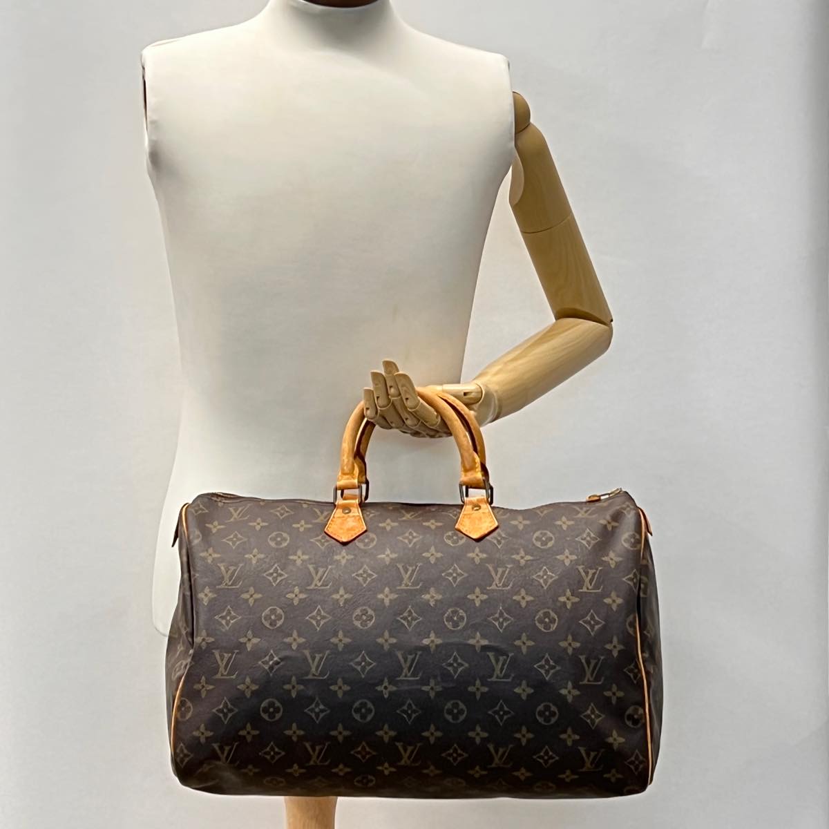 LOUIS VUITTON Monogram Speedy 40 Hand Bag M41522 LV Auth ro467