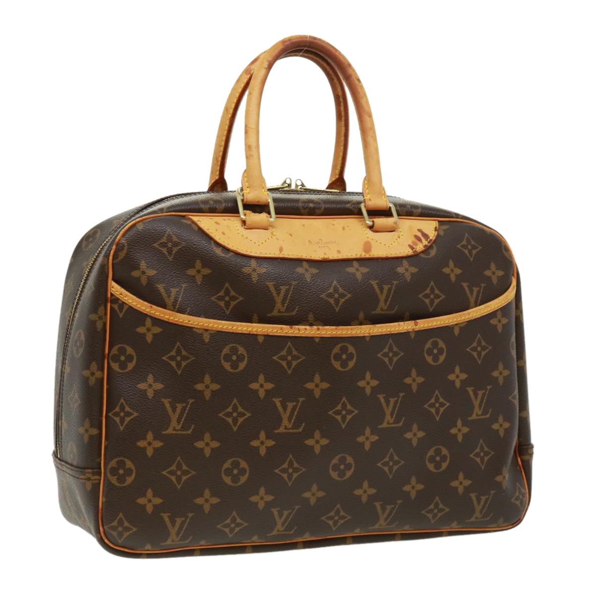 LOUIS VUITTON Monogram Deauville Hand Bag M47270 LV Auth ro475