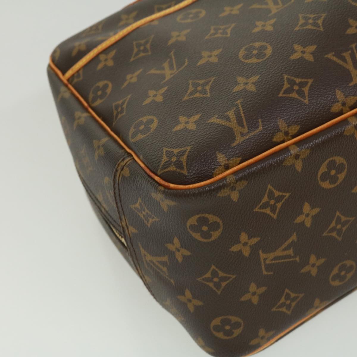 LOUIS VUITTON Monogram Deauville Hand Bag M47270 LV Auth ro475