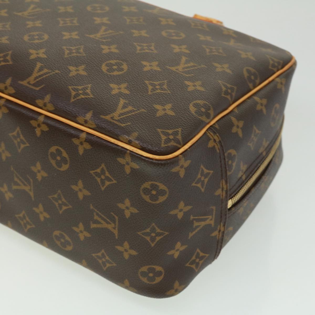 LOUIS VUITTON Monogram Deauville Hand Bag M47270 LV Auth ro475