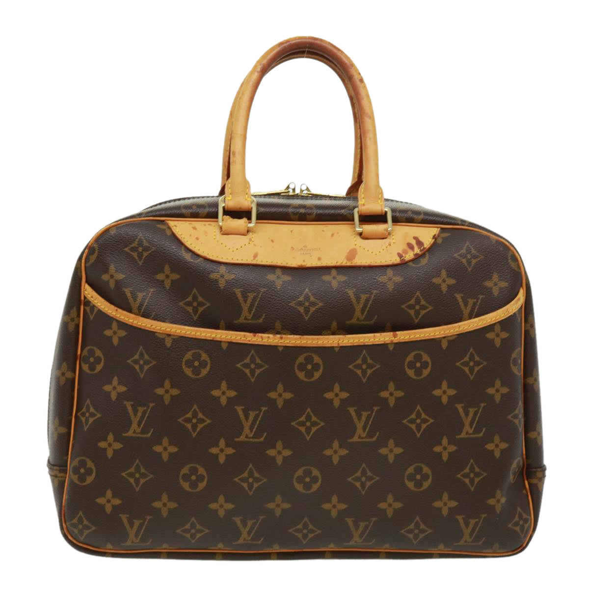 LOUIS VUITTON Monogram Deauville Hand Bag M47270 LV Auth ro475