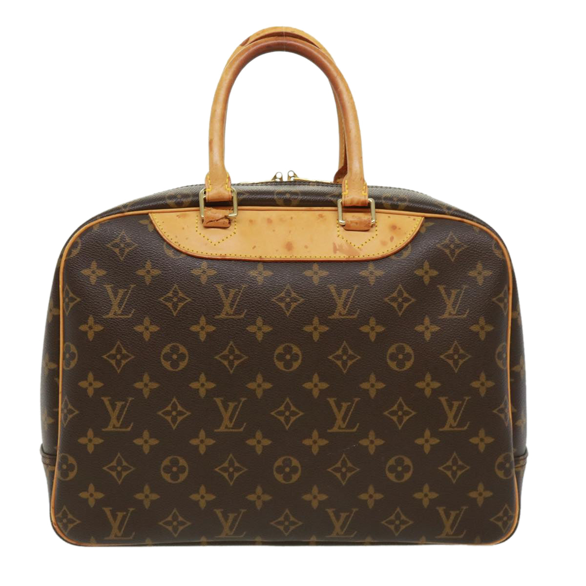 LOUIS VUITTON Monogram Deauville Hand Bag M47270 LV Auth ro475