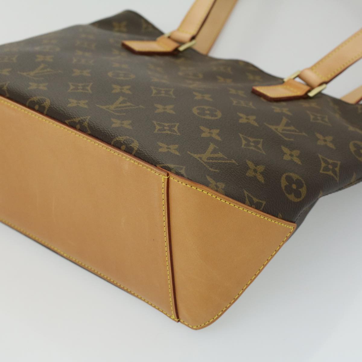 LOUIS VUITTON Monogram Cabas Piano Tote Bag M51148 LV Auth ro502