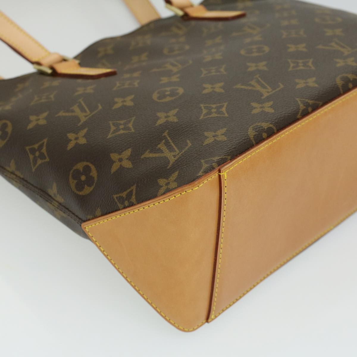 LOUIS VUITTON Monogram Cabas Piano Tote Bag M51148 LV Auth ro502