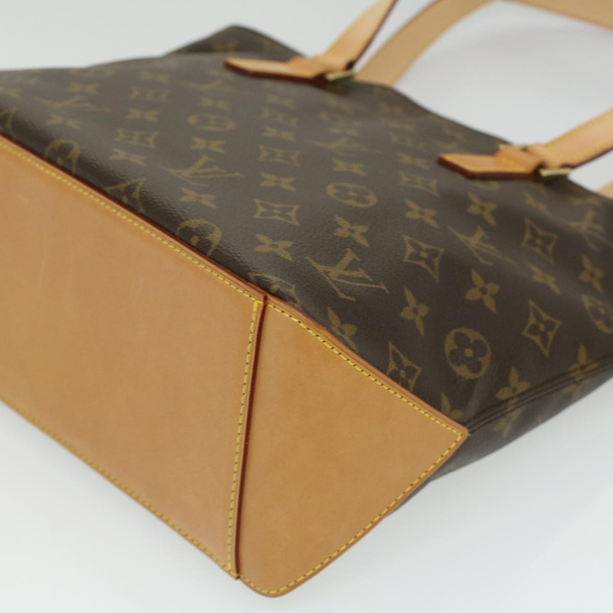 LOUIS VUITTON Monogram Cabas Piano Tote Bag M51148 LV Auth ro502