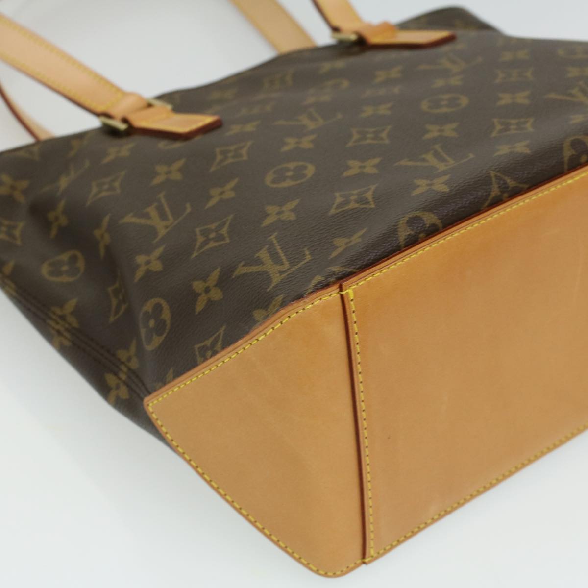 LOUIS VUITTON Monogram Cabas Piano Tote Bag M51148 LV Auth ro502