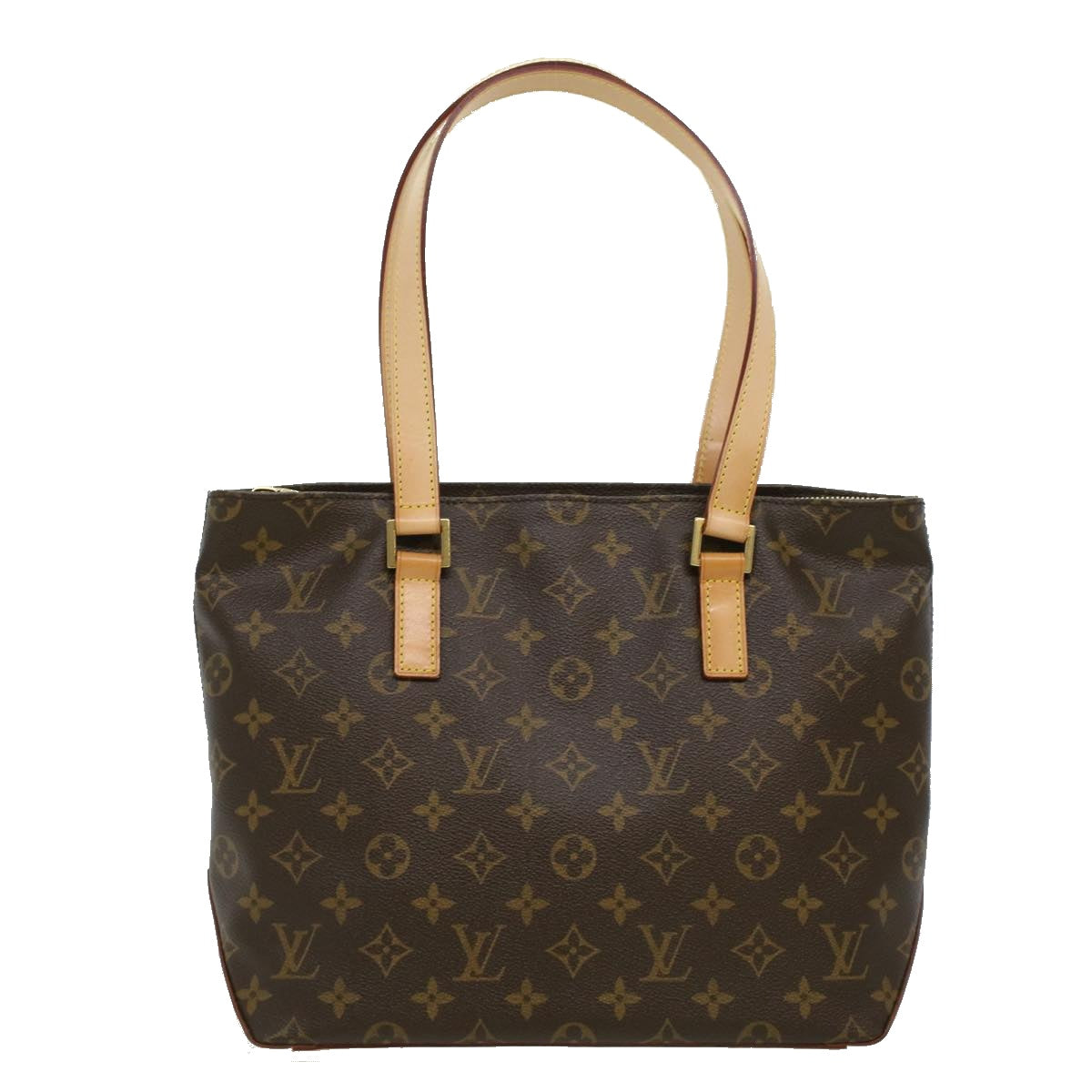 LOUIS VUITTON Monogram Cabas Piano Tote Bag M51148 LV Auth ro502