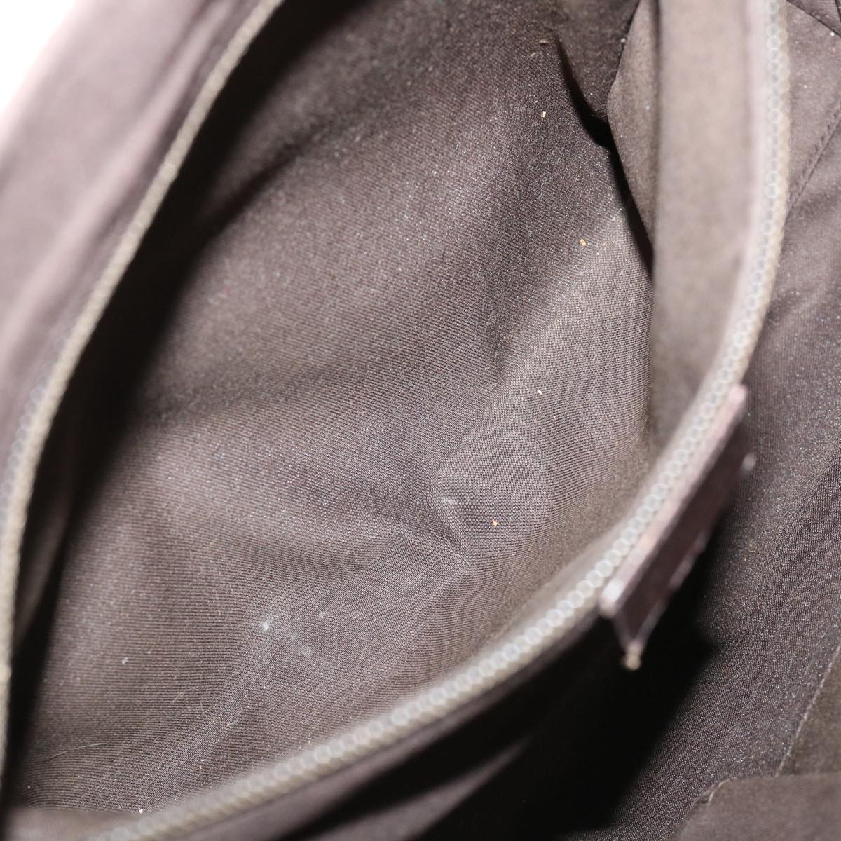 GUCCI GG Canvas Shoulder Bag PVC Leather Beige Auth ro507