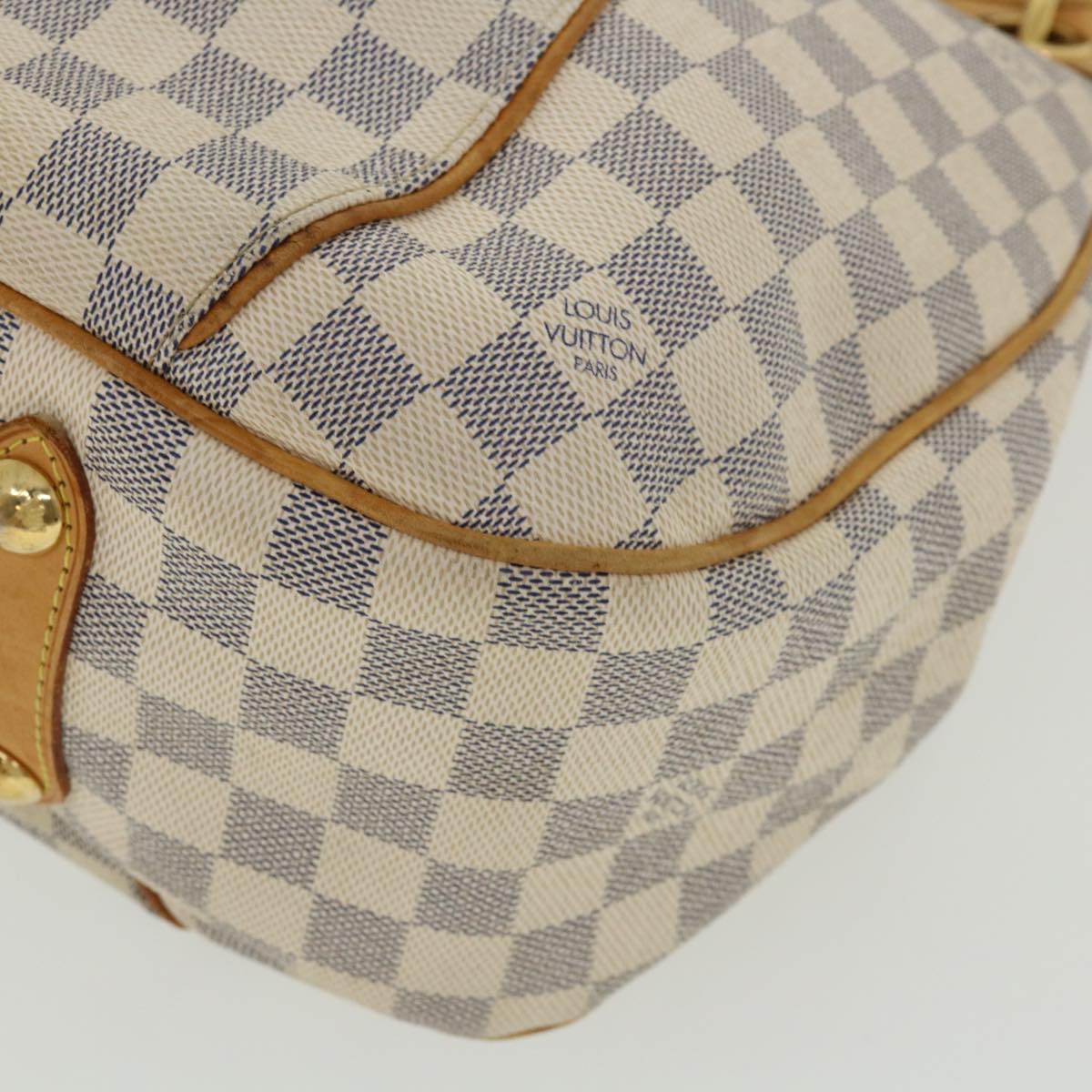 LOUIS VUITTON Damier Azur Galliera PM Shoulder Bag N55215 LV Auth ro514