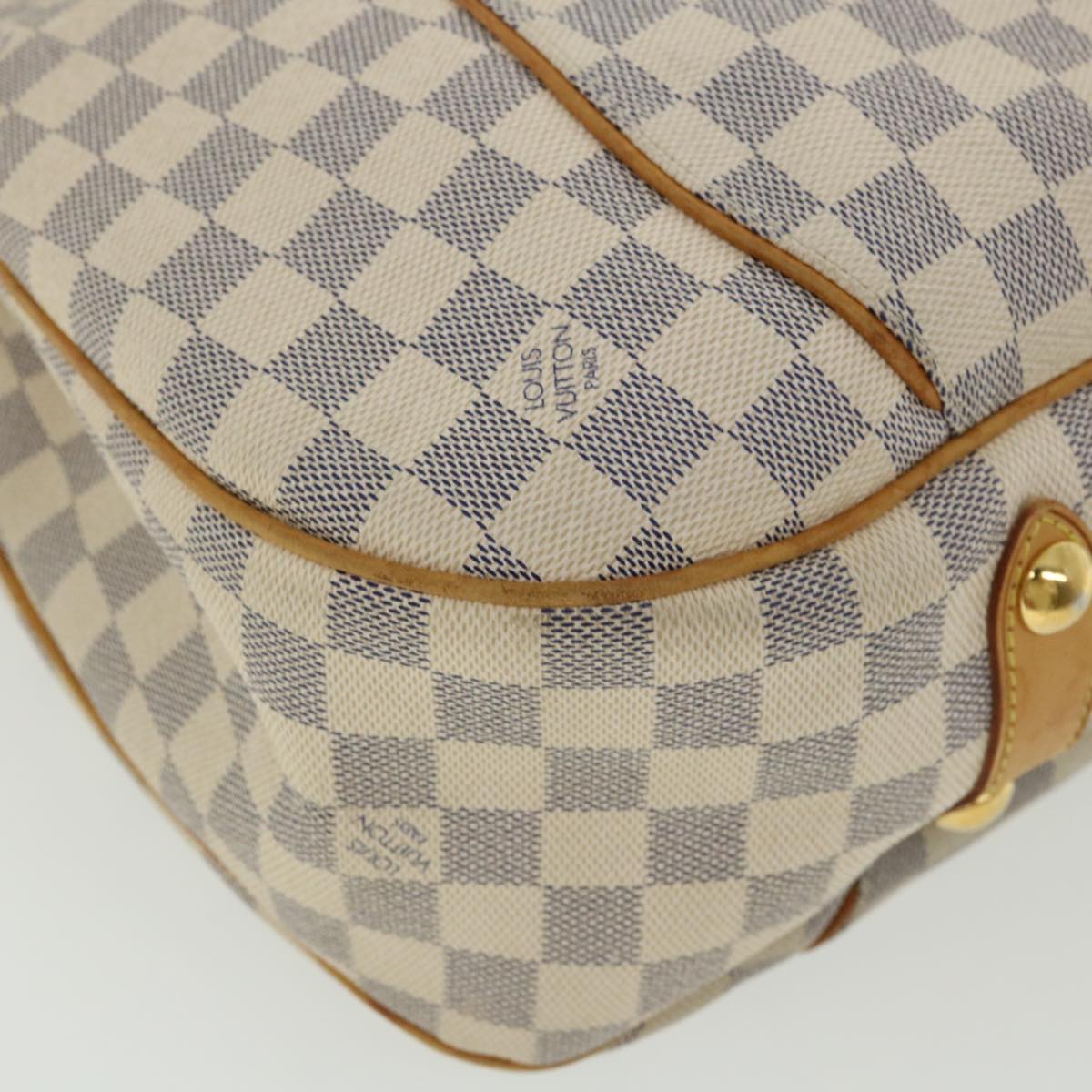 LOUIS VUITTON Damier Azur Galliera PM Shoulder Bag N55215 LV Auth ro514