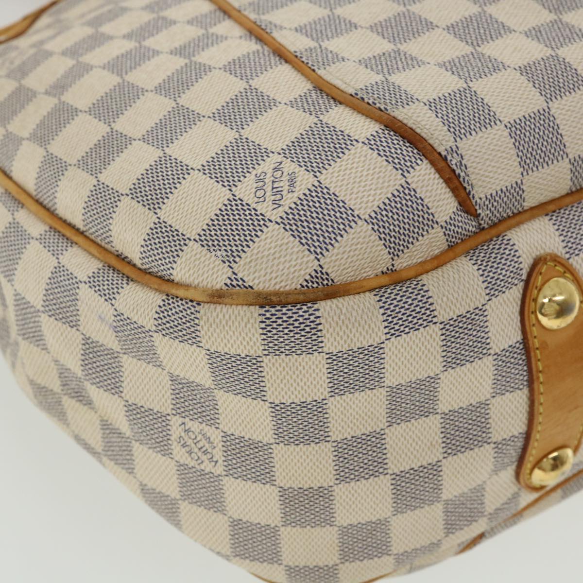 LOUIS VUITTON Damier Azur Galliera PM Shoulder Bag N55215 LV Auth ro514